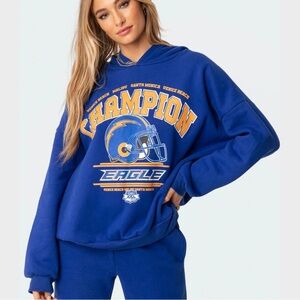 Edikted Le Champion Oversized Hoodie